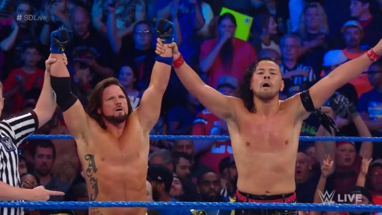 AJ Styles And Shinsuke Nakamura Team Up, WWE SmackDown Live Results  5/23/2017