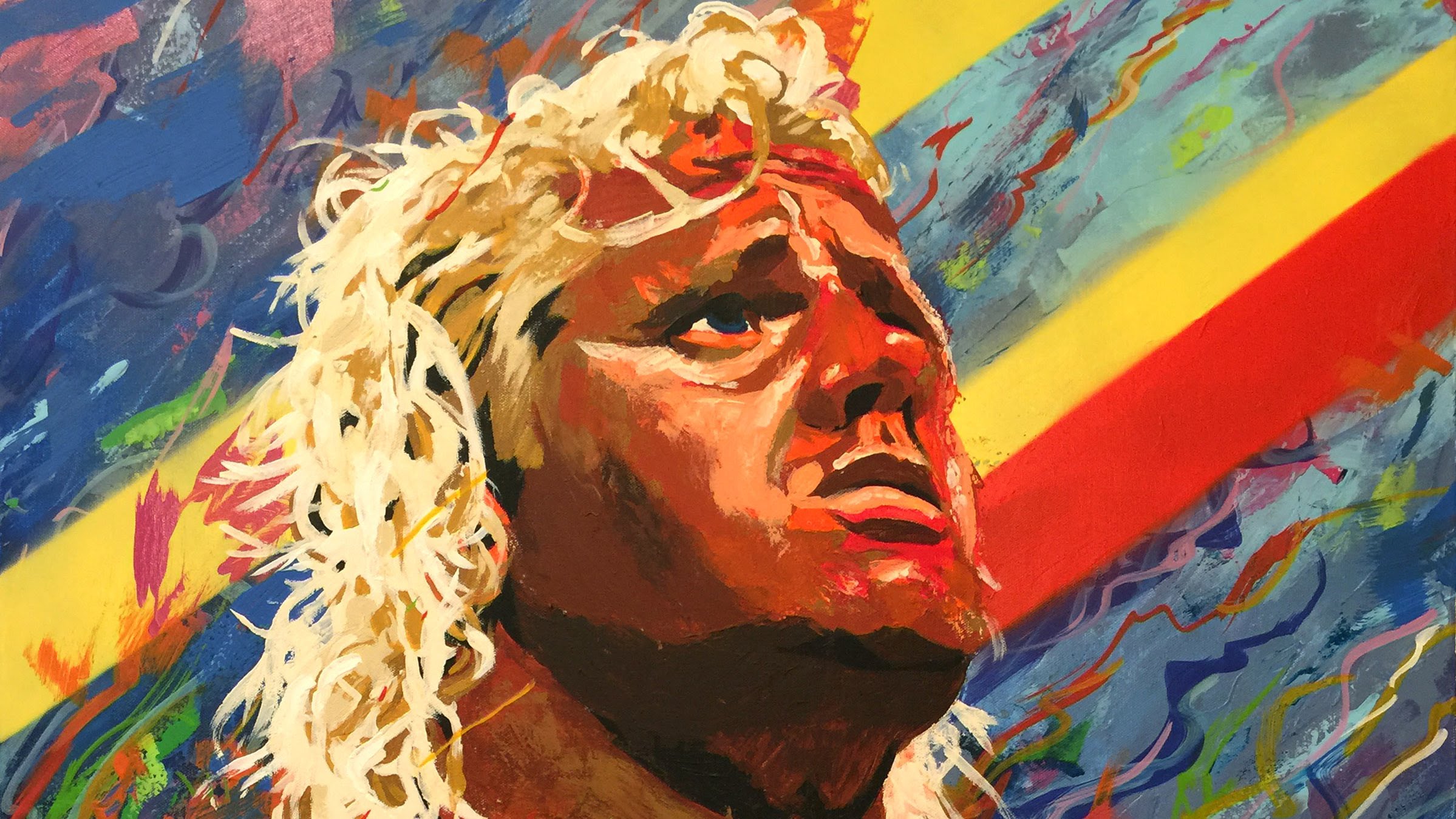 He paints pictures. Piece of Art. Canvas 2 Canvas WWE. Great artists. Piece of Art фото.