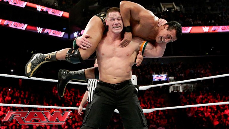 Roman Reigns And John Cena Have Stare Down After Raw