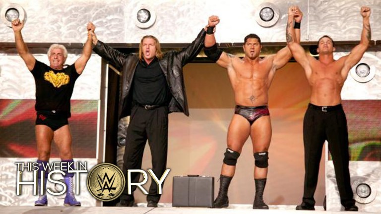 Evolution Featured On This Week In WWE History, Kevin Owens On Slammy Votes