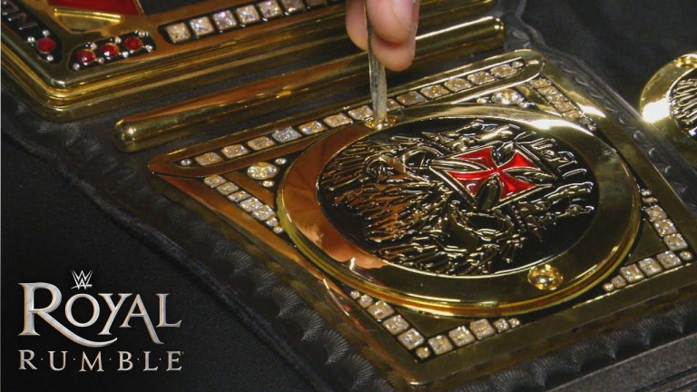 Triple H’s New Custom Plates Installed On The WWE Title, The Rock Announces New Partnership