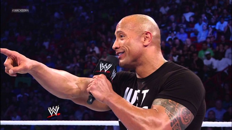 The Rock Gives Props To New England Patriots Player