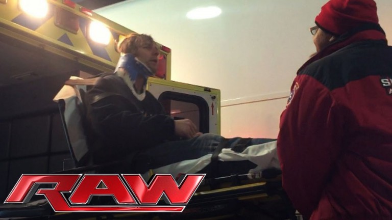 Dean Ambrose Taken To The Hospital Following Brock Lesnar’s Vicious Attack