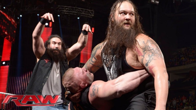 Watch Brock Lesnar Take Luke Harper To Suplex City And Hit Him With The F5