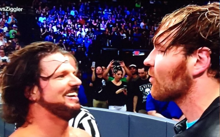 AJ Styles To Challenge Dean Ambrose For The WWE World Championship At Backlash