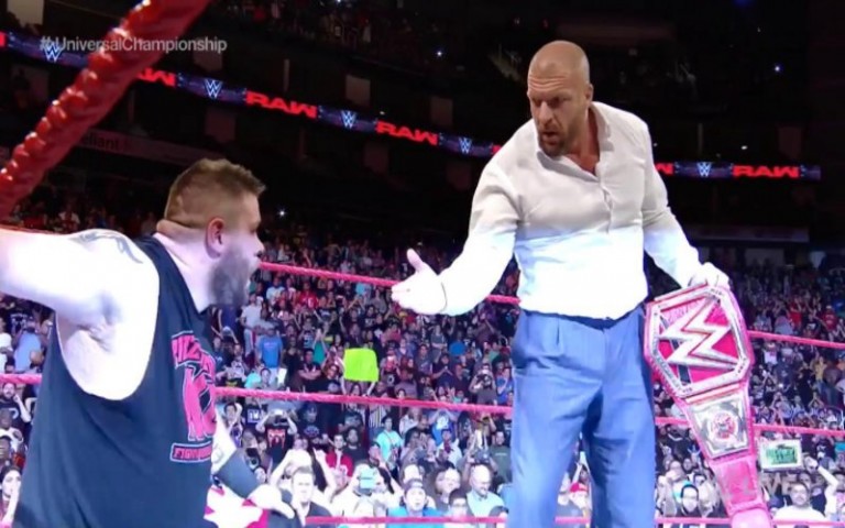 Kevin Owens Wins The WWE Universal Championship On Raw, Triple H Returns