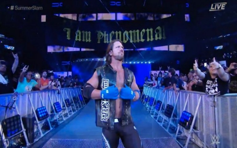AJ Styles Pins John Cena Clean At WWE SummerSlam