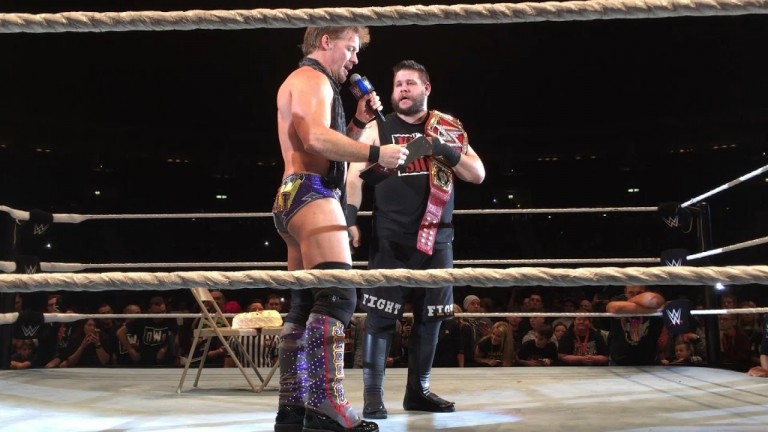 Kevin Owens Sings Happy Birthday To Chris Jericho, Seth Rollins Smashes A Cake In Jericho’s Face
