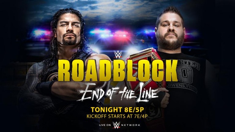 Final Card For WWE Roadblock: End Of The Line