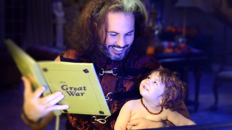 Matt Hardy Gets Ribbed By His Son King Maxel Before Extreme Rules