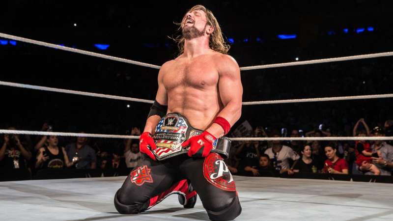 WWE SMACKDOWN CHAMPION AJ STYLES SIGNED AUTO 8X10 PHOTO A.J STYLES COLLAGE JSA 