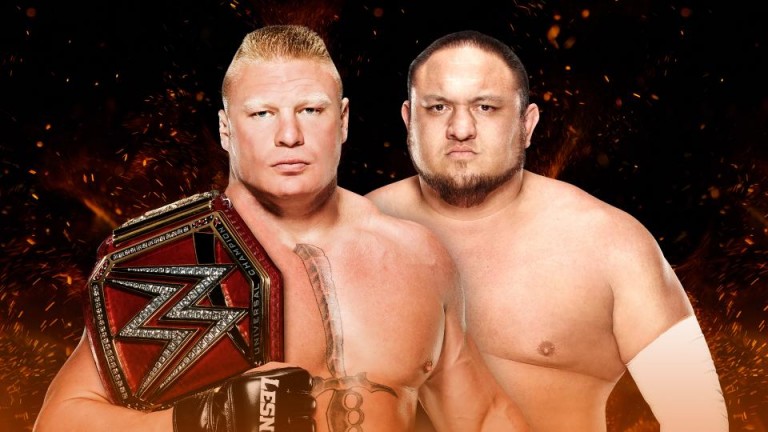 Check Out Brock Lesnar And Samoa Joe’s Match At WWE House Show