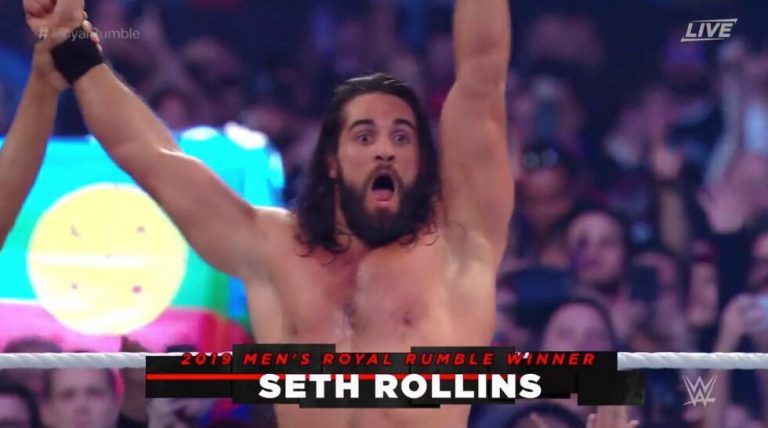 Seth Rollins Wins The 2019 WWE Men’s Royal Rumble Match