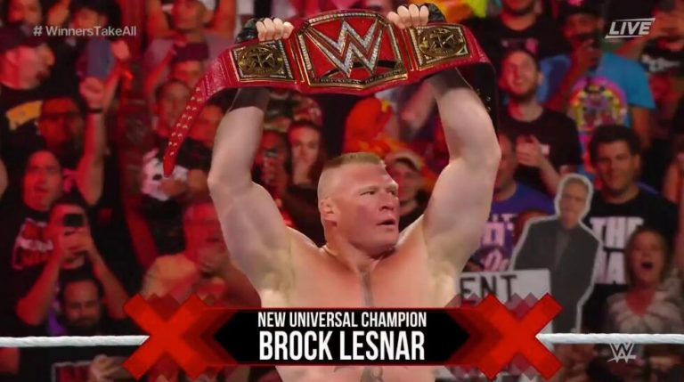 Brock Lesnar Cashes In At WWE Extreme Rules