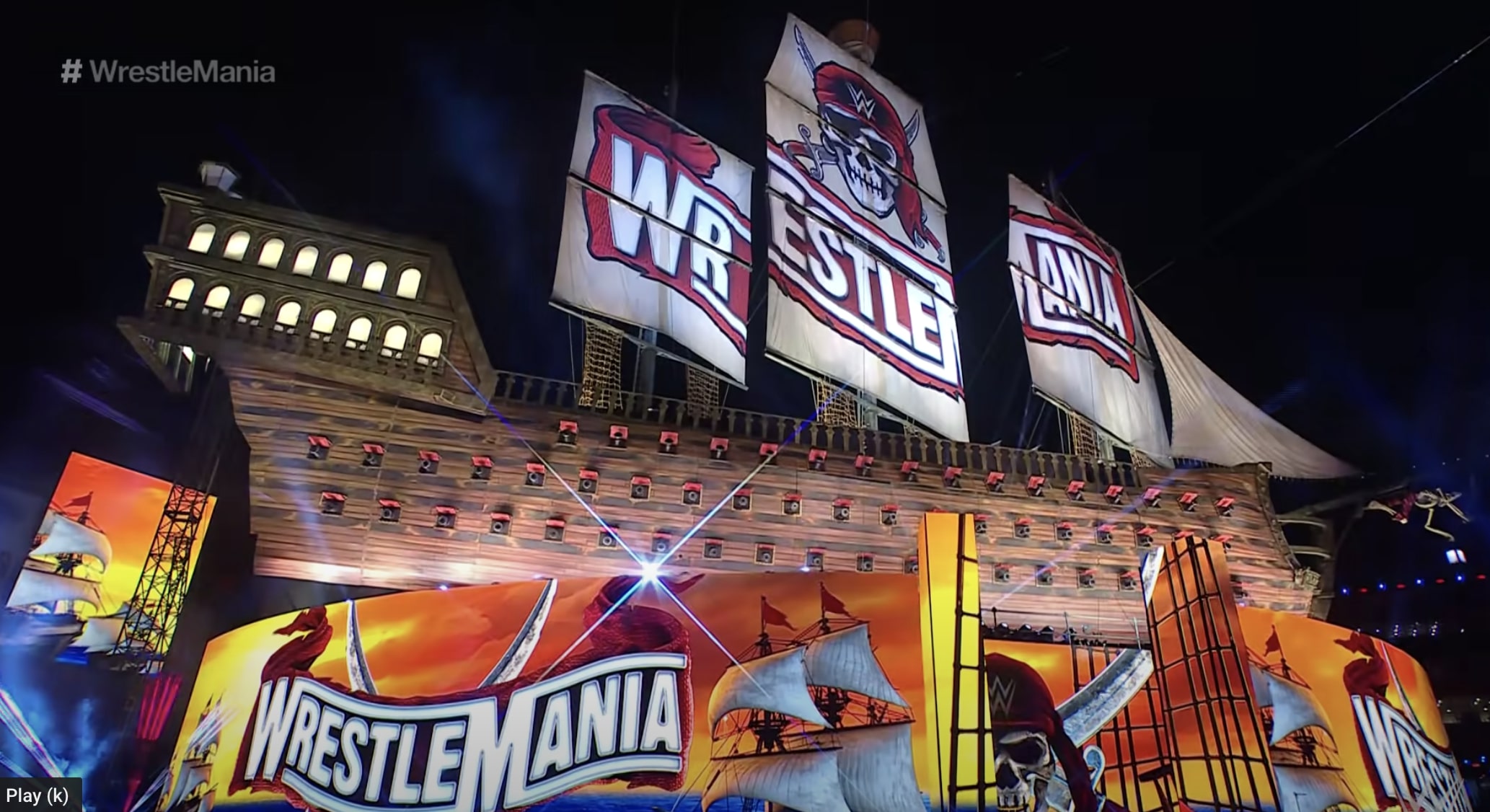 WWE Reveals First Official Look At The WrestleMania 37 Stage