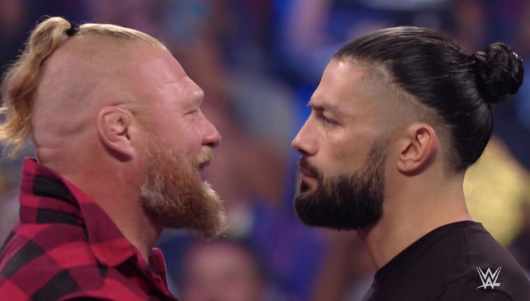Brock Lesnar Interrupts Roman Reigns On WWE SmackDown