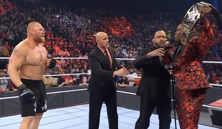 Universal Title Match Announced For WrestleMania, Brock Lesnar Challenging For WWE Title At Elimination Chamber