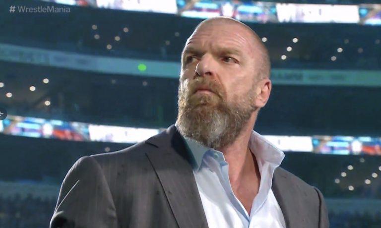 Triple H Makes Surprise Appearance At WWE WrestleMania 38