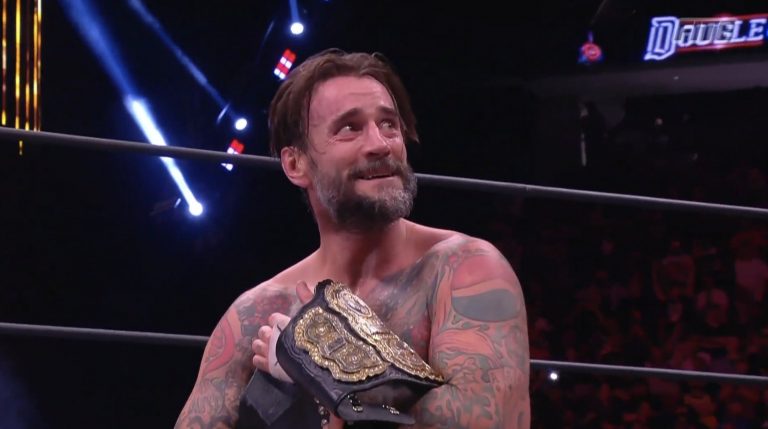 CM Punk Wins AEW World Championship At Double Or Nothing