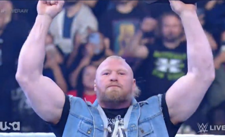 Brock Lesnar Makes Surprise Return On WWE Raw