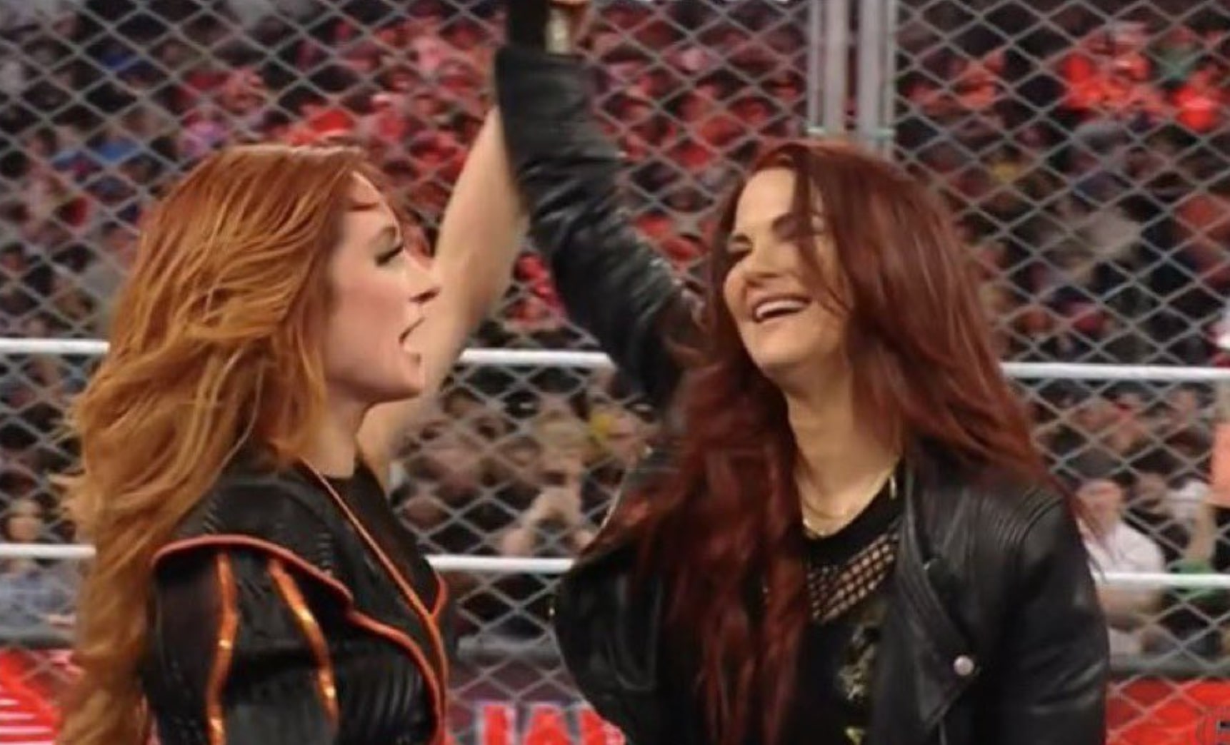 Lita has Becky Lynch's back in Steel Cage Match with Bayley