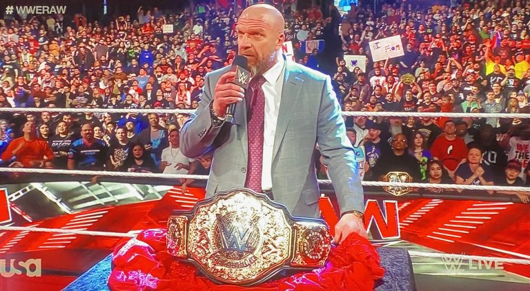 Triple H Reveals New WWE World Heavyweight Championship Belt On Raw
